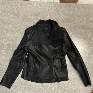 Trouvé Leather Moto Jacket
